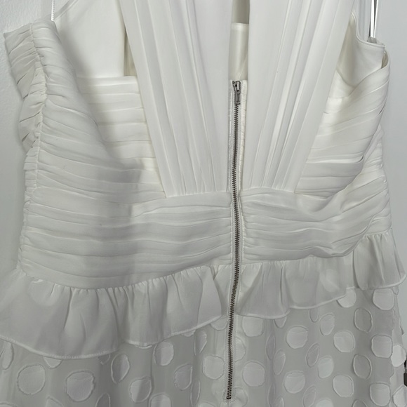Reiss Multi-Textured White Dress - Picture 7 of 11